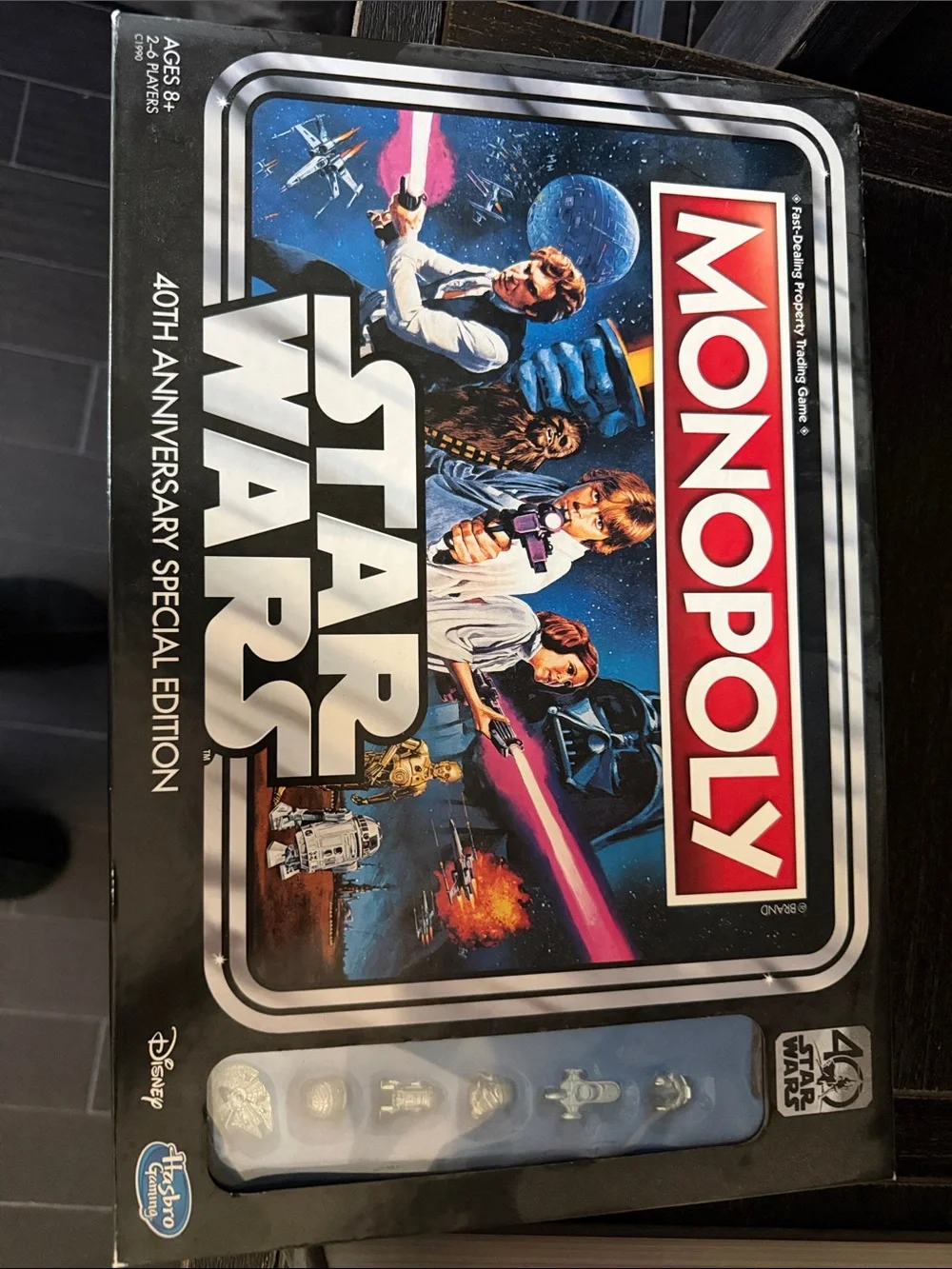 Hasbro Monopoly Star Wars 40th Anniversary Special Edition - Black, Red, Silver